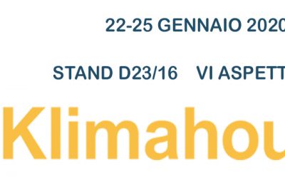 FIERA KLIMAHOUSE BOLZANO GENNAIO 2020